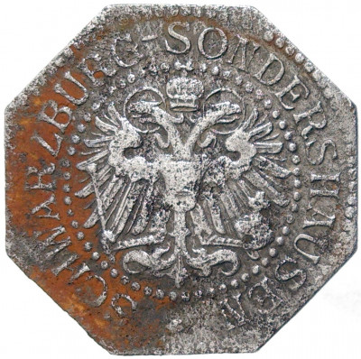 20 пфеннигов 1918 года Германия — Шварцбург-Зондерхаузен (Нотгельд)
