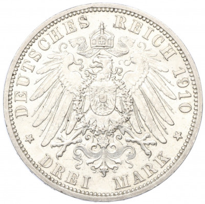 3 марки 1910 года Германия (Гессен)