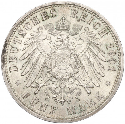 5 марок 1901 года Германия (Пруссия) «200-летие Пруссии»