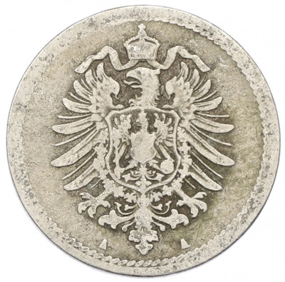 5 пфеннигов 1874 года A Германия