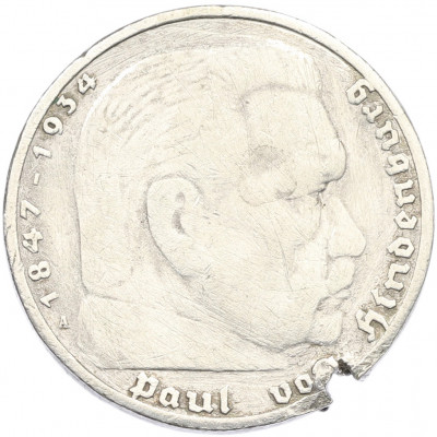 5 рейхсмарок 1936 года A Германия (Запил)