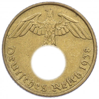 5 рейхспфеннигов 1938 года A Германия