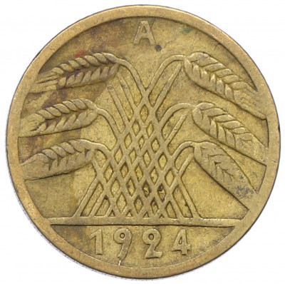5 рентенпфеннигов 1924 года A Германия