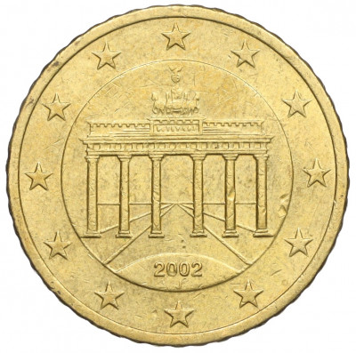 50 евроцентов 2002 года J Германия