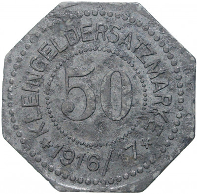 50 пфеннигов 1916 года Германия — город Немецкая Илава (Айлау) (Нотгельд)