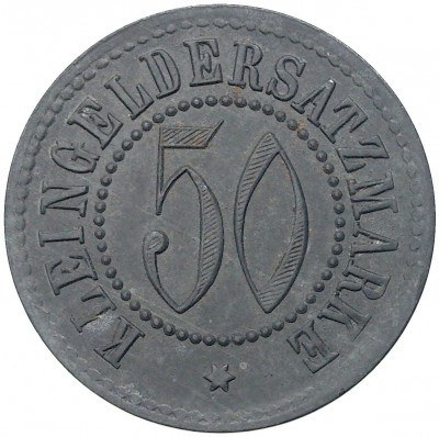 50 пфеннигов 1918 года Германия — город Вайда (Нотгельд)