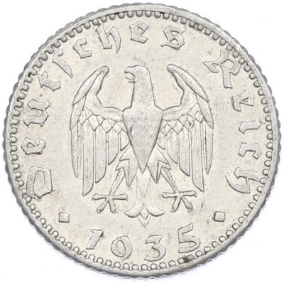 50 рейхспфеннигов 1935 года J Германия