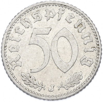 50 рейхспфеннигов 1935 года J Германия