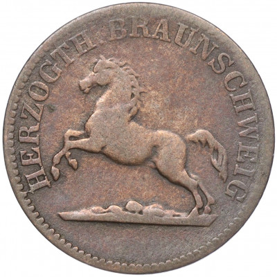 1 грош 1857 года Брауншвейг