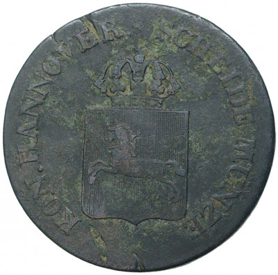 2 пфеннига 1835 года Ганновер