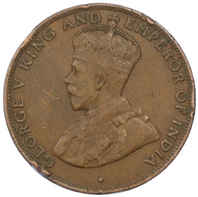 1 цент 1934 года Гонконг