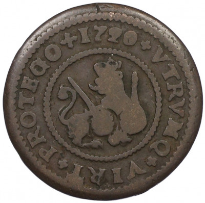 2 мараведи 1720 года Испания (Филипп V)