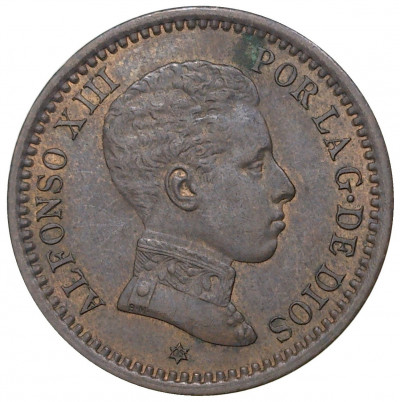 2 сентимо 1905 года Испания