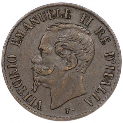 1 чентезимо 1867 года M Италия