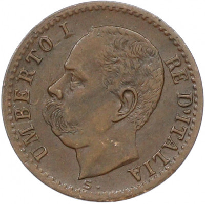 1 чентезимо 1895 года Италия