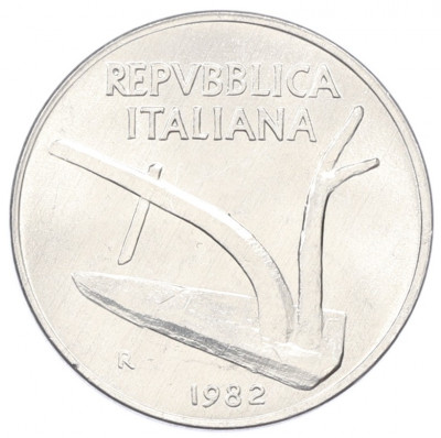 10 лир 1982 года Италия