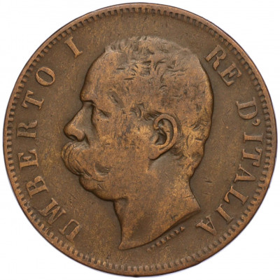 10 чентезимо 1893 года R Италия