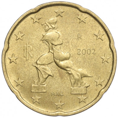 20 евроцентов 2002 года Италия