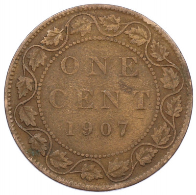 1 цент 1907 года Канада