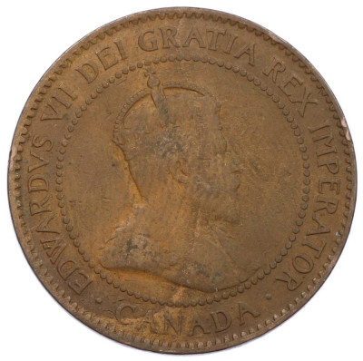 1 цент 1907 года Канада