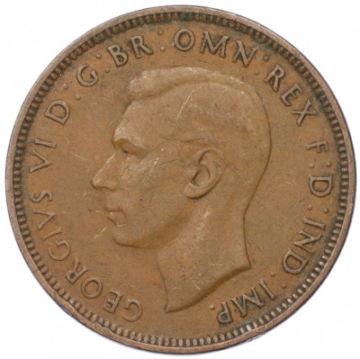 1/2 пенни 1938 года Австралия
