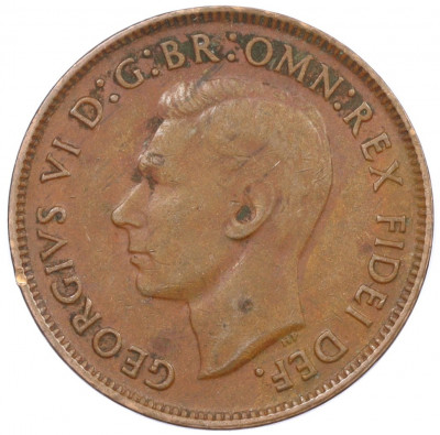 1/2 пенни 1950 года Австралия