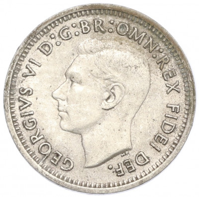 3 пенса 1951 года PL Австралия