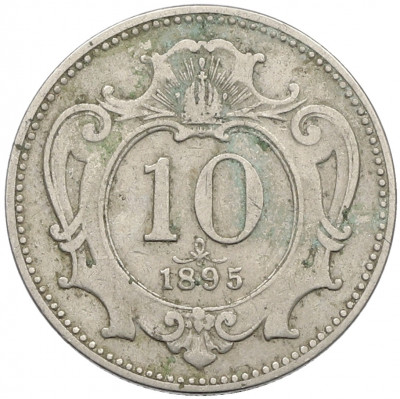 10 геллеров 1895 года Австрия