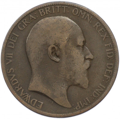 1 пенни 1902 года Великобритания
