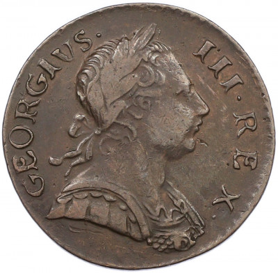 1/2 пенни 1772 года Великобритания