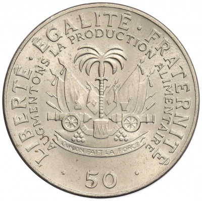 50 сантимов 1972 года Гаити «ФАО»
