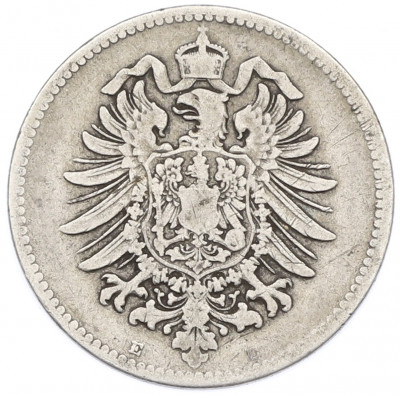 1 марка 1874 года E Германия