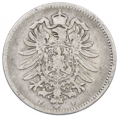 1 марка 1874 года F Германия