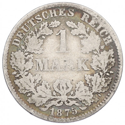 1 марка 1875 года D Германия