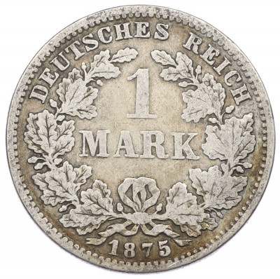 1 марка 1875 года F Германия