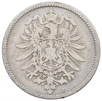 1 марка 1875 года J Германия