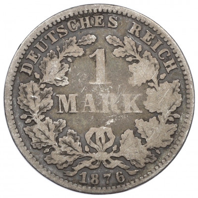 1 марка 1876 года F Германия