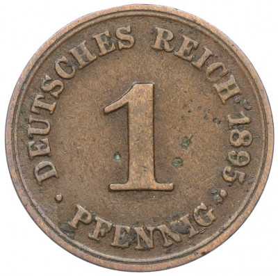 1 пфенниг 1895 года A Германия