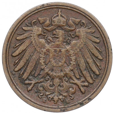 1 пфенниг 1908 года E Германия