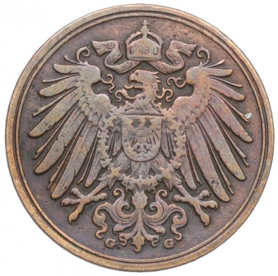 1 пфенниг 1908 года G Германия