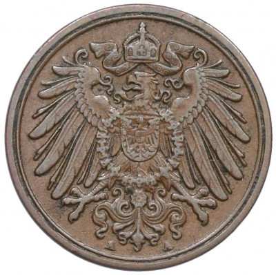 1 пфенниг 1909 года A Германия