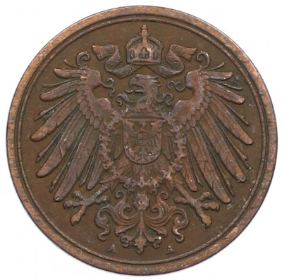 1 пфенниг 1911 года A Германия