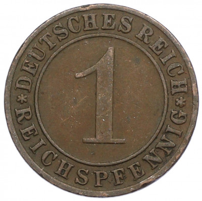 1 рейхспфенниг 1935 года D Германия