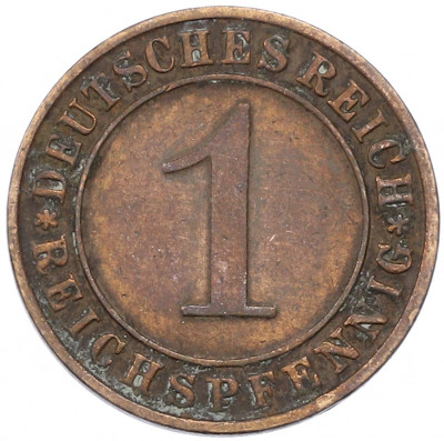 1 рейхспфенниг 1936 года D Германия