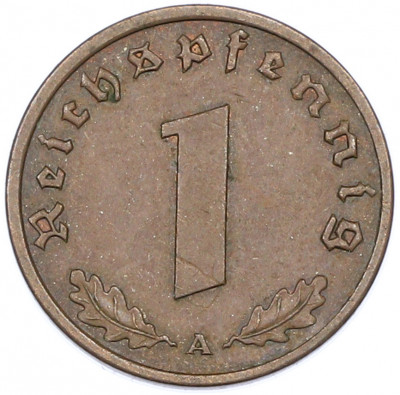 1 рейхспфенниг 1938 года A Германия