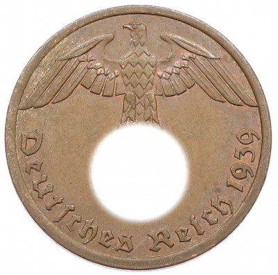 1 рейхспфенниг 1939 года A Германия