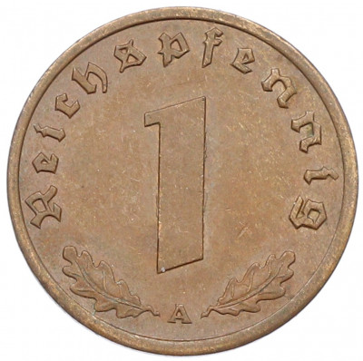 1 рейхспфенниг 1939 года A Германия