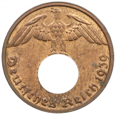 1 рейхспфенниг 1939 года D Германия