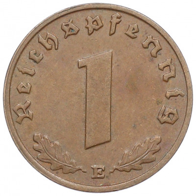 1 рейхспфенниг 1939 года E Германия