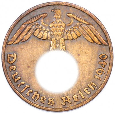 1 рейхспфенниг 1940 года J Германия